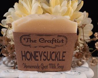 Honeysuckle Handmade Goat Milk Soap picture