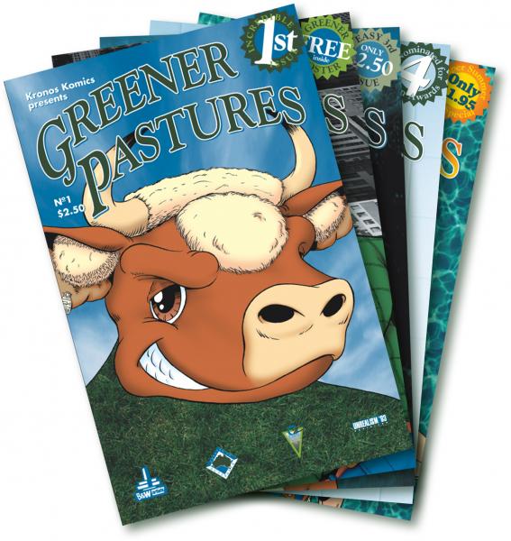 Greener Pastures #1-4 BUNDLE (with FREE comic)