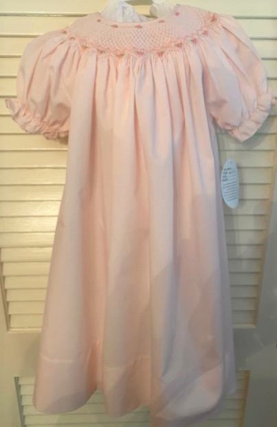 Light Pink Bishop Dress 4T