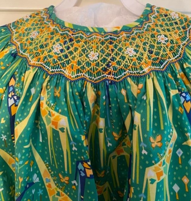 Giraffe Bishop Dress 18M picture