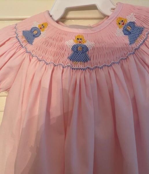 Pink Angel Bishop Dress 6M picture