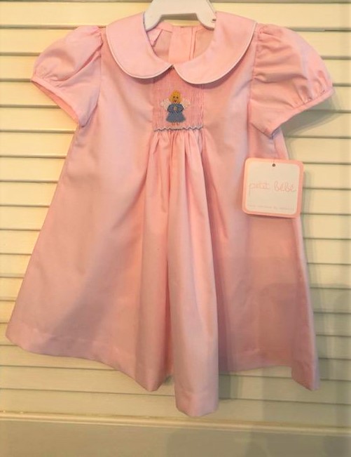 Pink Angel Smocked Float Dress 12M picture