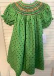 Green with Red Polka Dots 3T