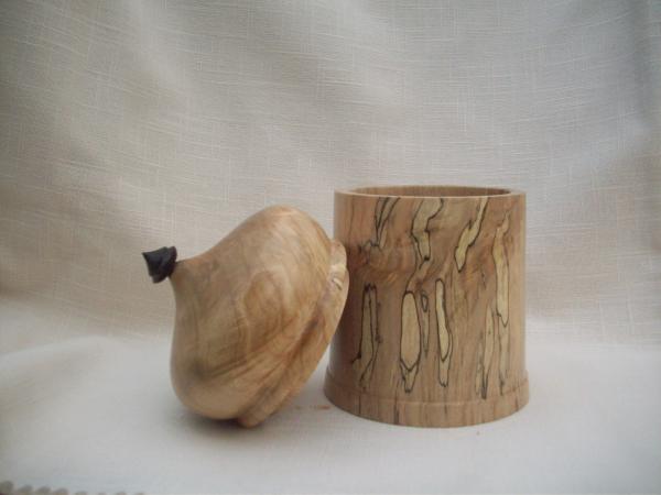 lidded box- spalted maple picture