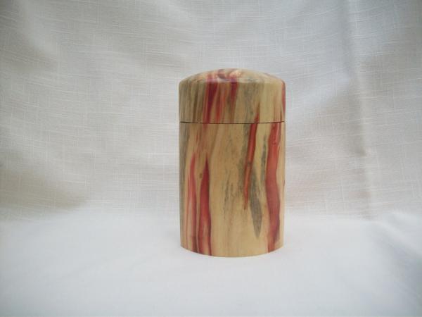 oval lidded box - box elder