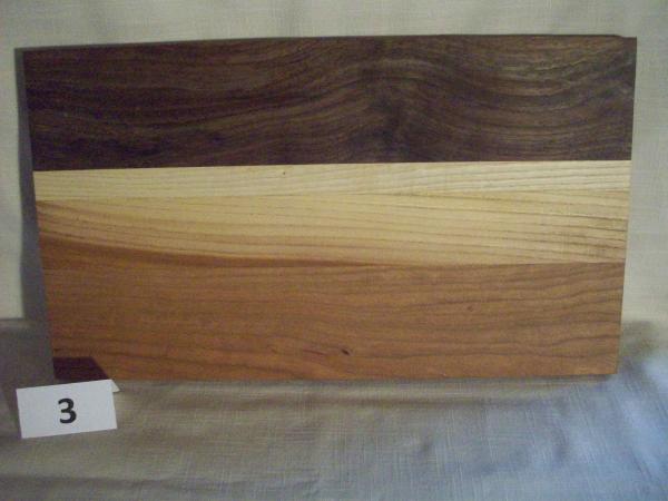 walnut/zelkova/maple/cherry cutting board picture