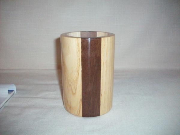 ash/walnut pencil pot picture