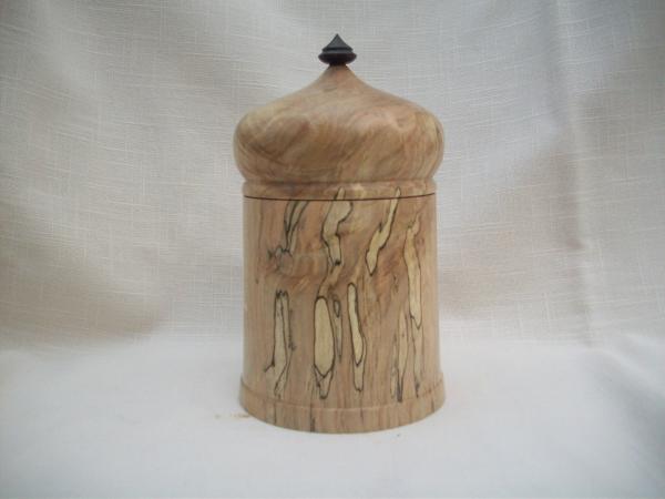 lidded box- spalted maple