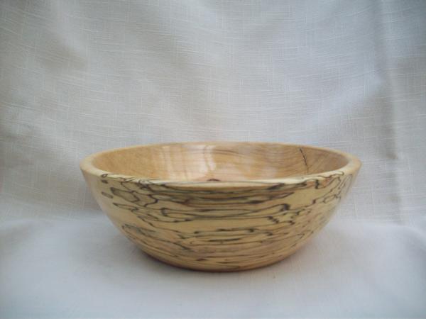 spalted maple bowl picture