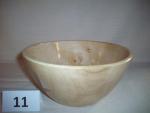 7.5 x 3.5 maple bowl