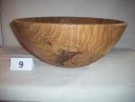 13.25 x 5.5 oak bowl