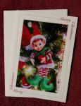 'Christmas Elf' - notecard