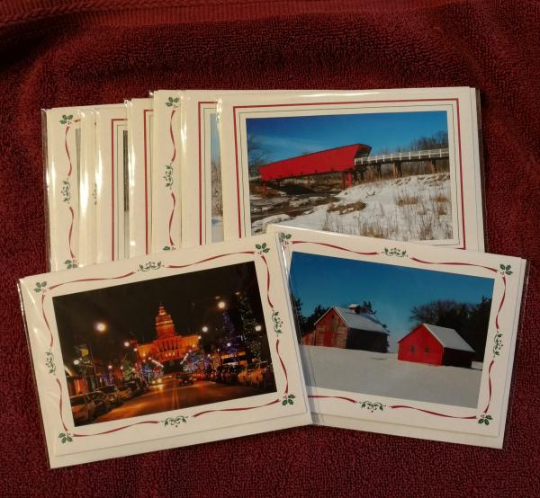 'Iowa Christmas' notecards - set of 9 cards