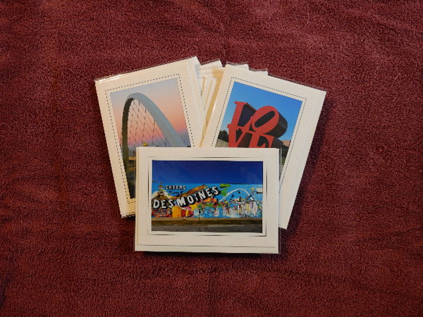 'Des Moines' notecards - set of 9 cards