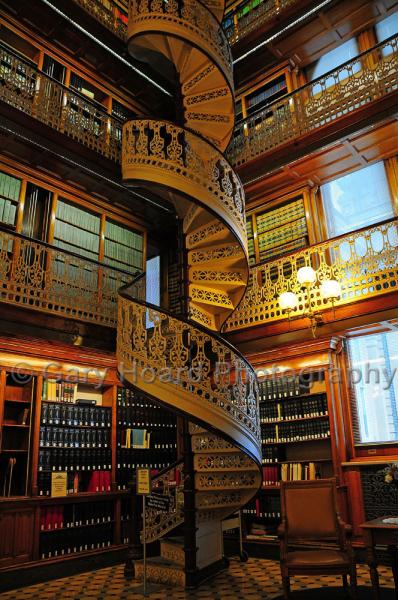 'Law Library, State Capitol' - print on metal picture