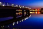 'Gray's Lake Pedestrian Bridge' - matted print