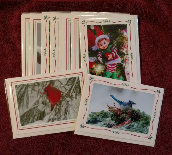 'Christmas - Whimsical and Nature Mix' - set of 9 cards picture