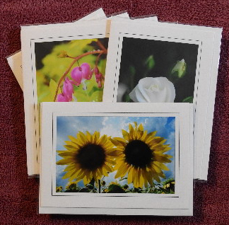 'Floral' notecards - set of 9 cards picture