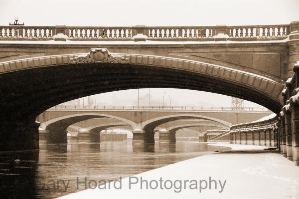 'Bridges' - print on metal