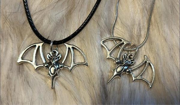 Silver Bat Earrings. Silver Bat Necklace. Silver Bat Keychain. Silver Bat Jewelry Set.
