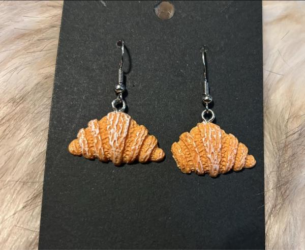 Oui oui Crossaints or Scone? Pastry Chef Jewelry. Only one available. Earrings, Necklace or Keyring