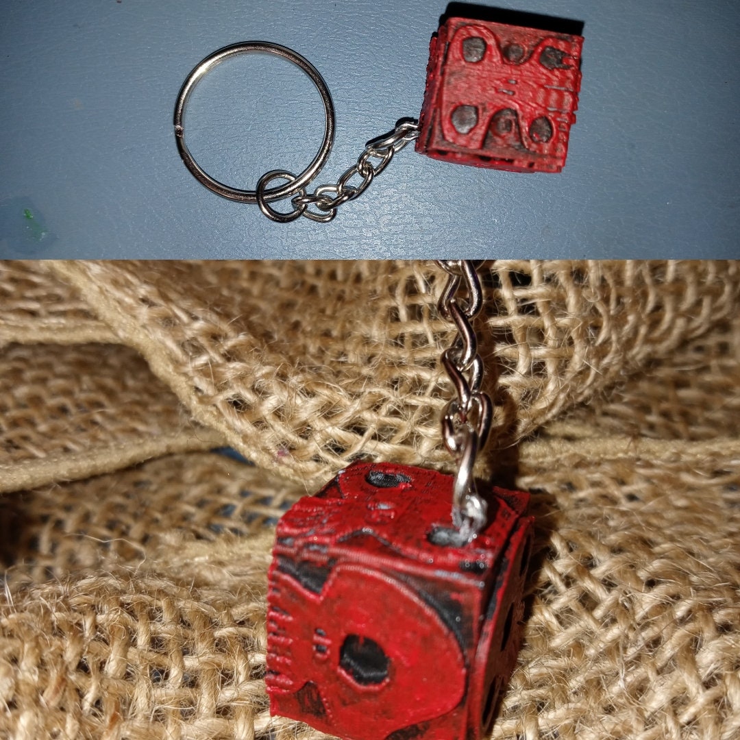 Oogie Boogie NBC Dice, Keychain, Earrings, Necklace, Car Dash Dangles or Rolling Dice with a Glow Option picture