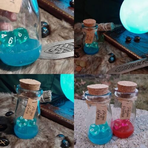 Dice Rolling Potion Bottles picture