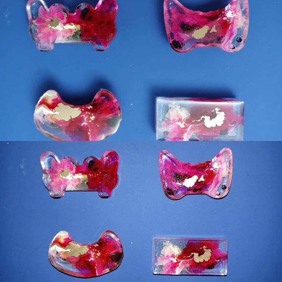 Video Game Controller Charm Pendant Jewelry Keychain - Resin - Custom Color - Playstation, XBOX, Nintendo, Sega picture