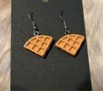 Waffle Jewelry Only one available. Earrings, Necklace or Keyring