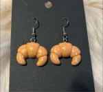 Oui oui Crossaints. EARRINGS. Only one available. Earrings, Necklace or Keyring