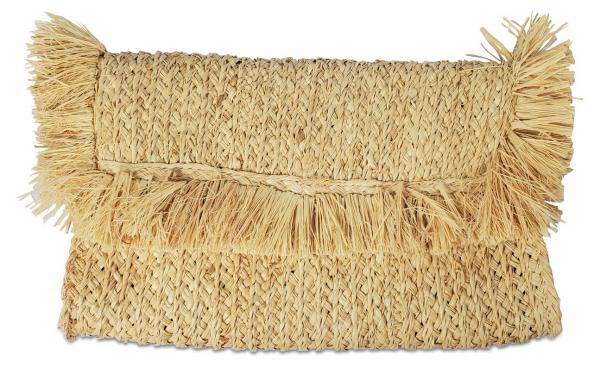 Island Vibes Straw Clutch Crossbody Bag picture