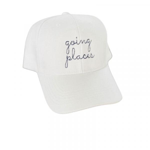 Going Places Embroidered Baseball Hat