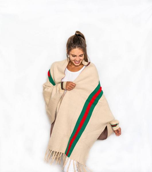 PREORDER-Tucker Cream Stripe Wrap picture