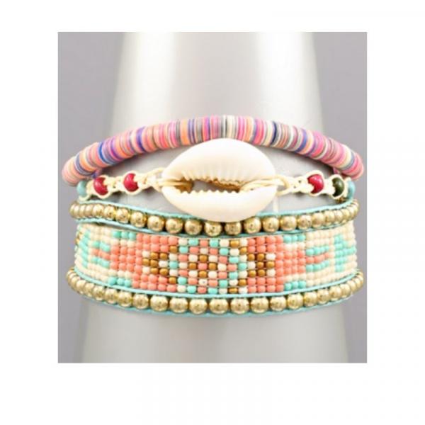 3 Layer Bead Bracelet