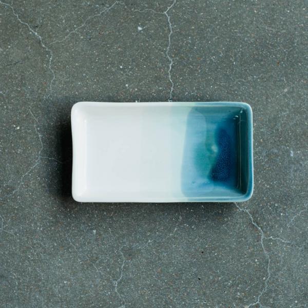 Shades of Blue Ceramic Tray picture