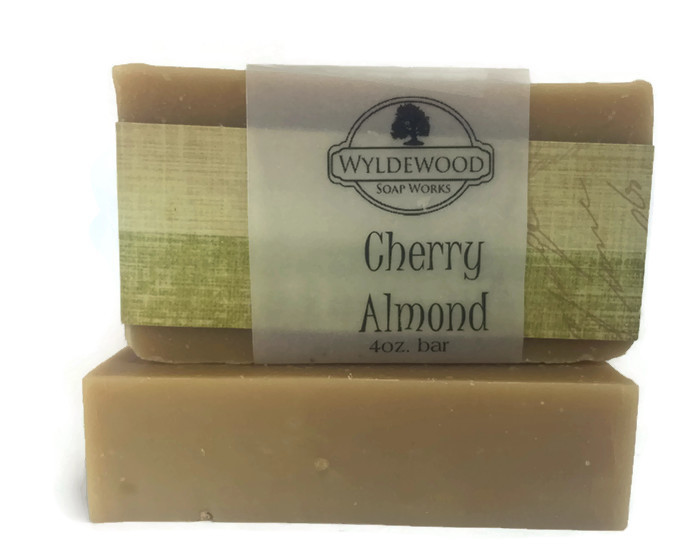 Cherry Almond Scented Soap with Goat Milk picture