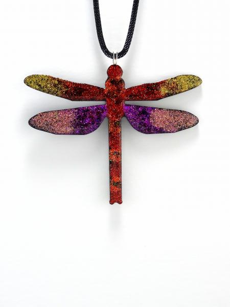 Dazzling Dragonfly Pendant in Pinks - see variations