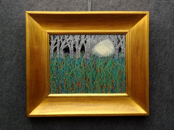 Moonlit Field, Framed Painting picture