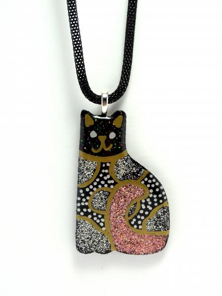 Cat Carnival Pendant in pinks - see variations picture