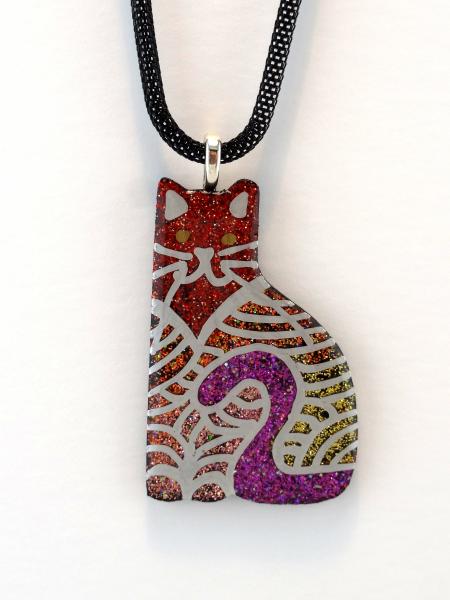 Cat Carnival Pendant in pinks - see variations