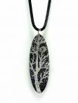 Tree of Life Oval Pendants black & silver - see variations