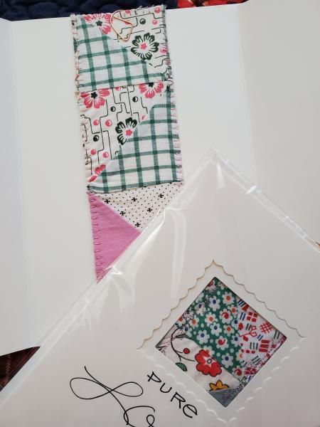 Hand made cards with bookmark picture