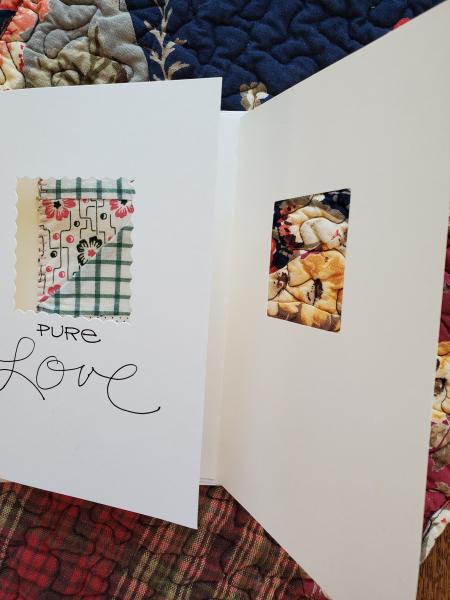 Hand made cards with bookmark picture