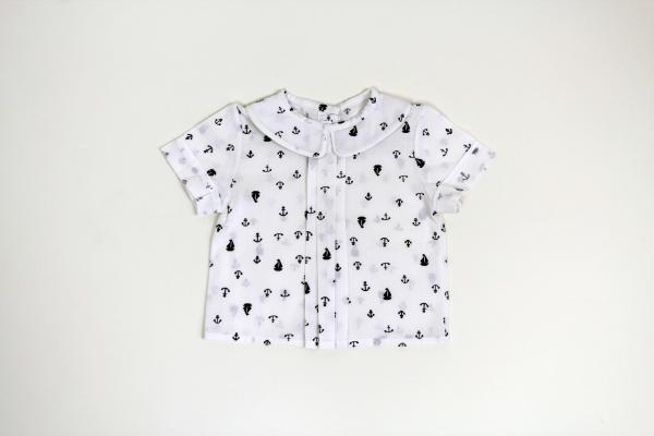 Pointed Collar Sailboat Shirt picture