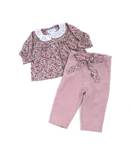 Freesia Blouse and Pant Set