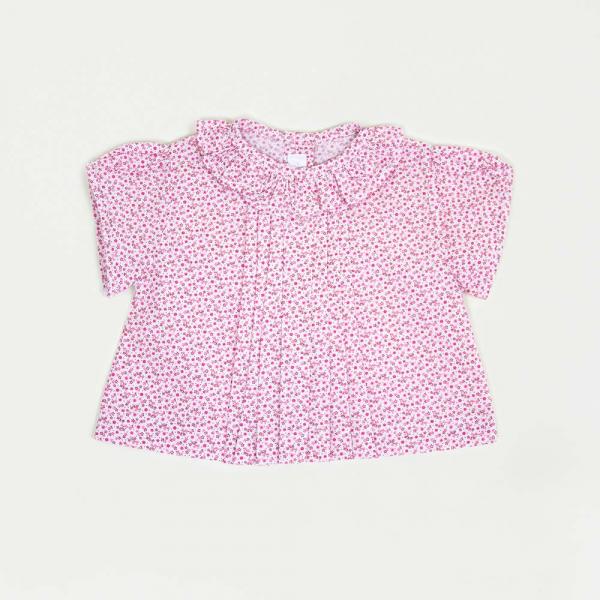 Ditsy Floral Ruffle Collar Shirt picture