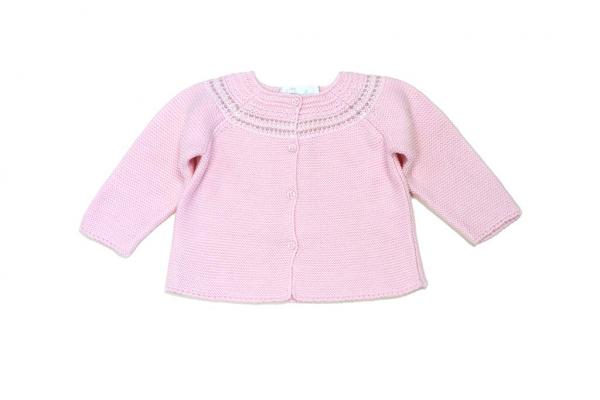 Fair Isle Cardigan - Pink