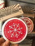 Christmas Button Coasters