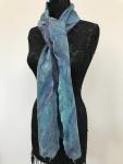 Cobweb Scarf, Bermuda;  Fine Merino Wool