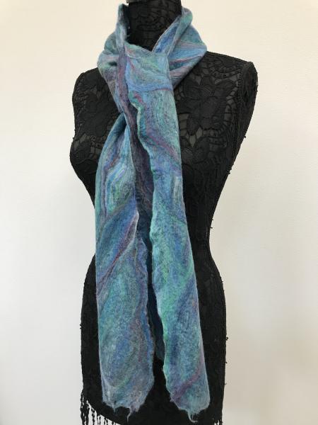 Cobweb Scarf, Bermuda;  Fine Merino Wool picture